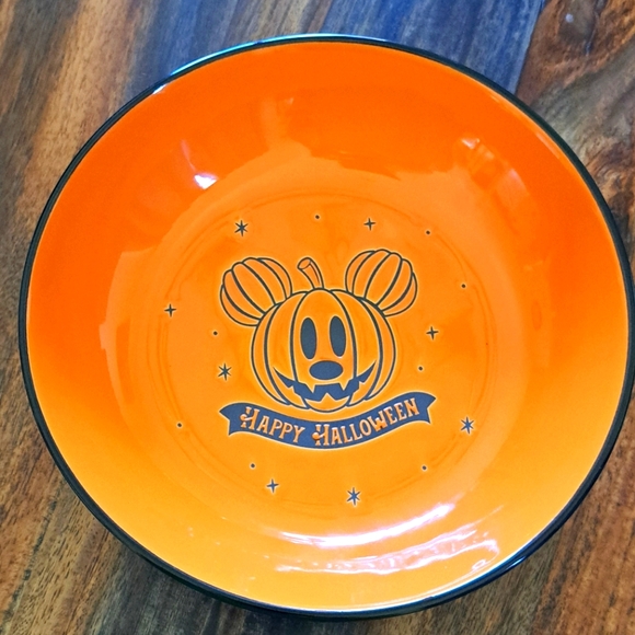 Disney Mickey mouse pumpkin bowl/dish - Picture 1 of 5